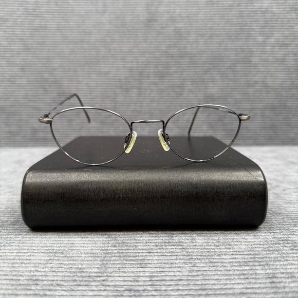 Altair Eyewear Accessories - Celebrity by Altair Y2k Eyewear SBlue Oval Metal Glasses Frames Italy 48-20-135